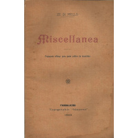 Livros/Acervo/M/MELLO ZE DI MISCELA